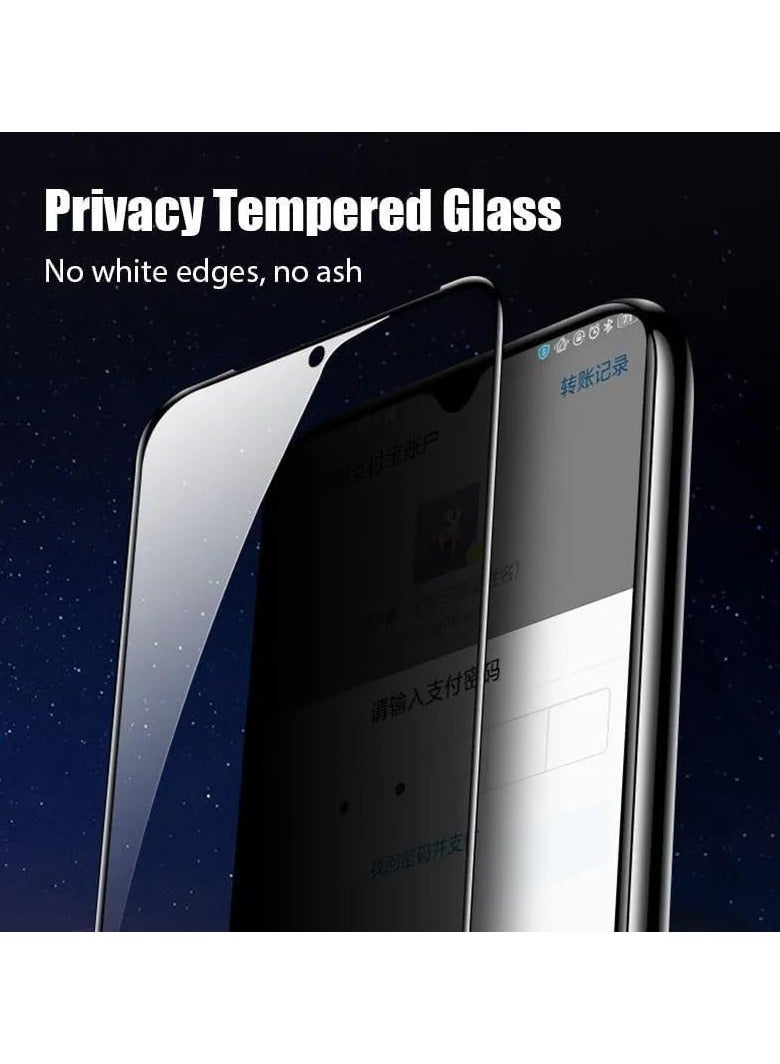Denx Privacy Screen Protector for Samsung Galaxy A25, Anti-Scratch, Bubble Free, Face-ID, 9H Hardness, Scratch Resistant, 30° Privacy- Premium - Image 3