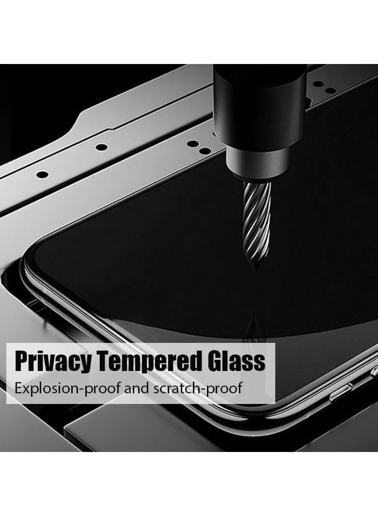 Denx Privacy Screen Protector for Samsung Galaxy A25, Anti-Scratch, Bubble Free, Face-ID, 9H Hardness, Scratch Resistant, 30° Privacy- Premium - Image 5