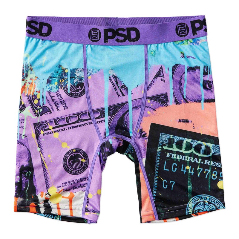 PSD Youth Boy's Drip Youth Boxer Brief 3-Pack - Comfortable Underwear for Active Boys, Athletic Boxers for Boys, Small - Image 2