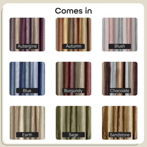 Achim Ombre Panel Light Filtering Semi-Sheer Window Curtain - 84 Inch Length, 50 Inch Width - Autumn- Light Filtering Soft Polyester Drapes for Bedroom Living & Dining Room by Achim Home Decor(Pack of 1) - Image 5