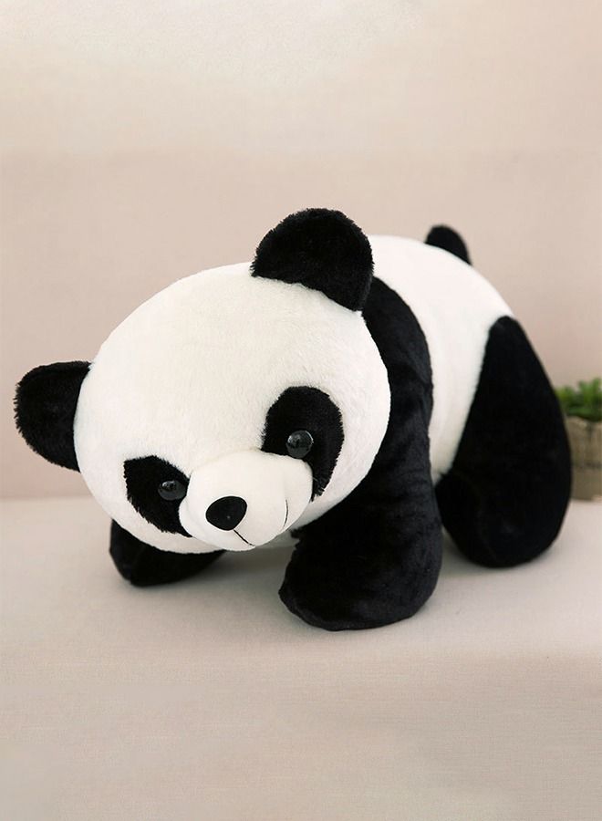 GROIC 28cm Panda Plush Toy Plush Animal Doll Animal Plush Toy Children's Cartoon Animal Toy Companion Doll Panda Toy With Bamboo Leaves - Image 2