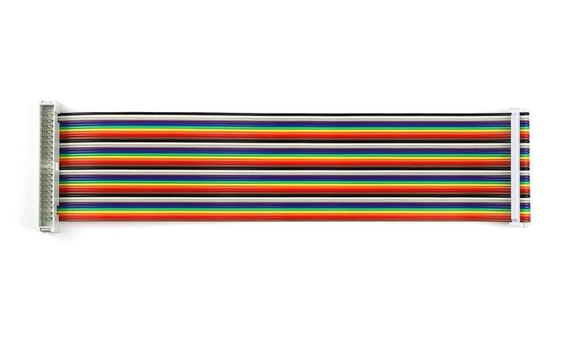REES52 Male to Female GPIO Ribbon Cable 40pin 8inch Breadboard Jumper Wires for Connection Raspberry Pi 3/2/4B Model B B+ w/ 3.5/5 inch TFT Touch Screen LCD Display - Image 2