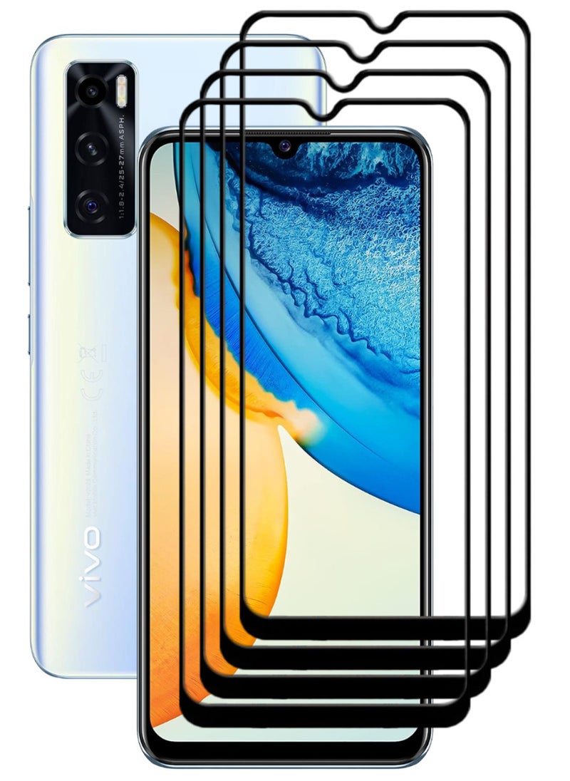 ACLIX 4 Pieces Antistatic ESD Dustproof Premium Quality High Definition Tempered Glass Screen Protector Designed For vivo Y70 - Image 1