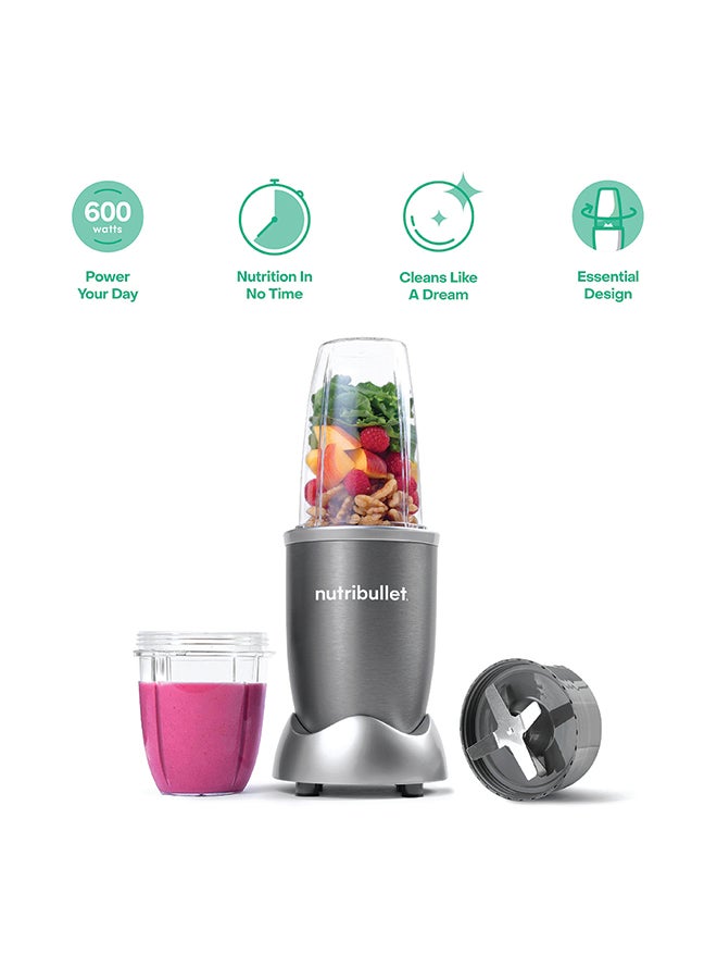nutribullet Countertop Blender 3 Piece Set 700 ml 600 W NBR-0612 Grey - Image 1
