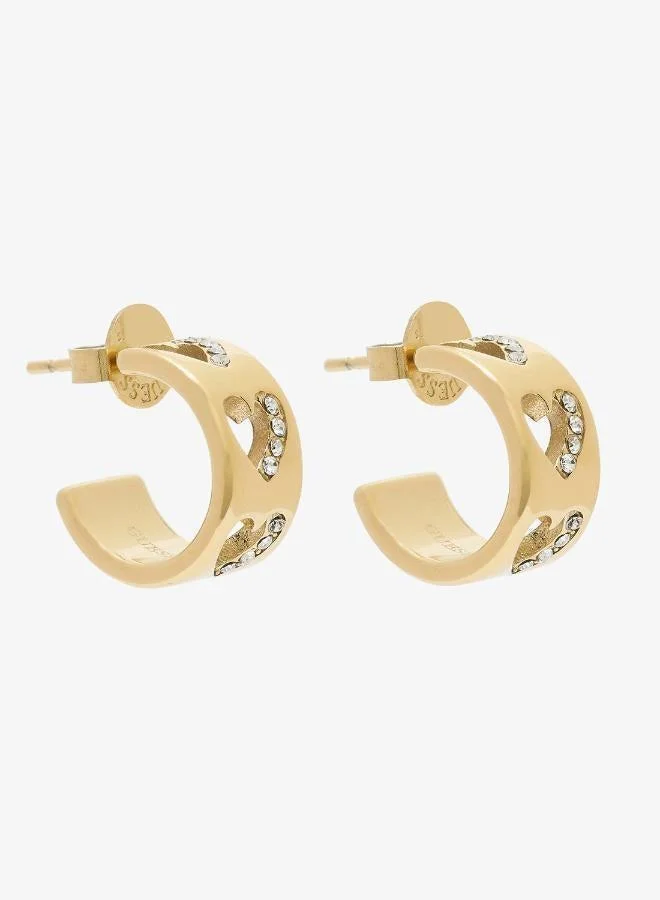 Heart Hoop Earrings