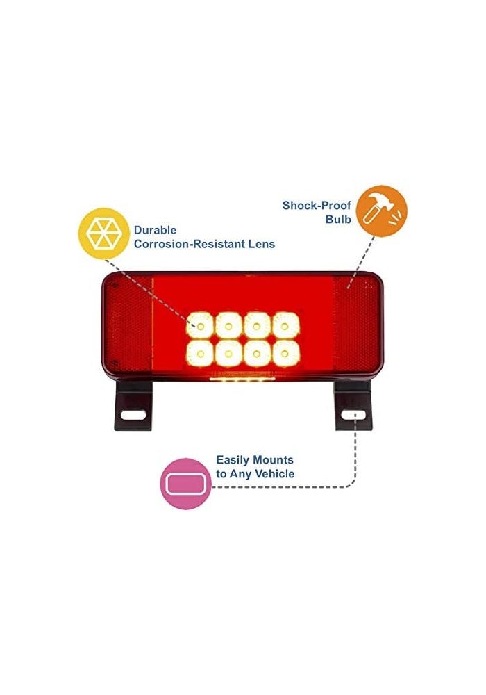 Lumitronics LED RV Combination Tail Light - Black Base - Image 3