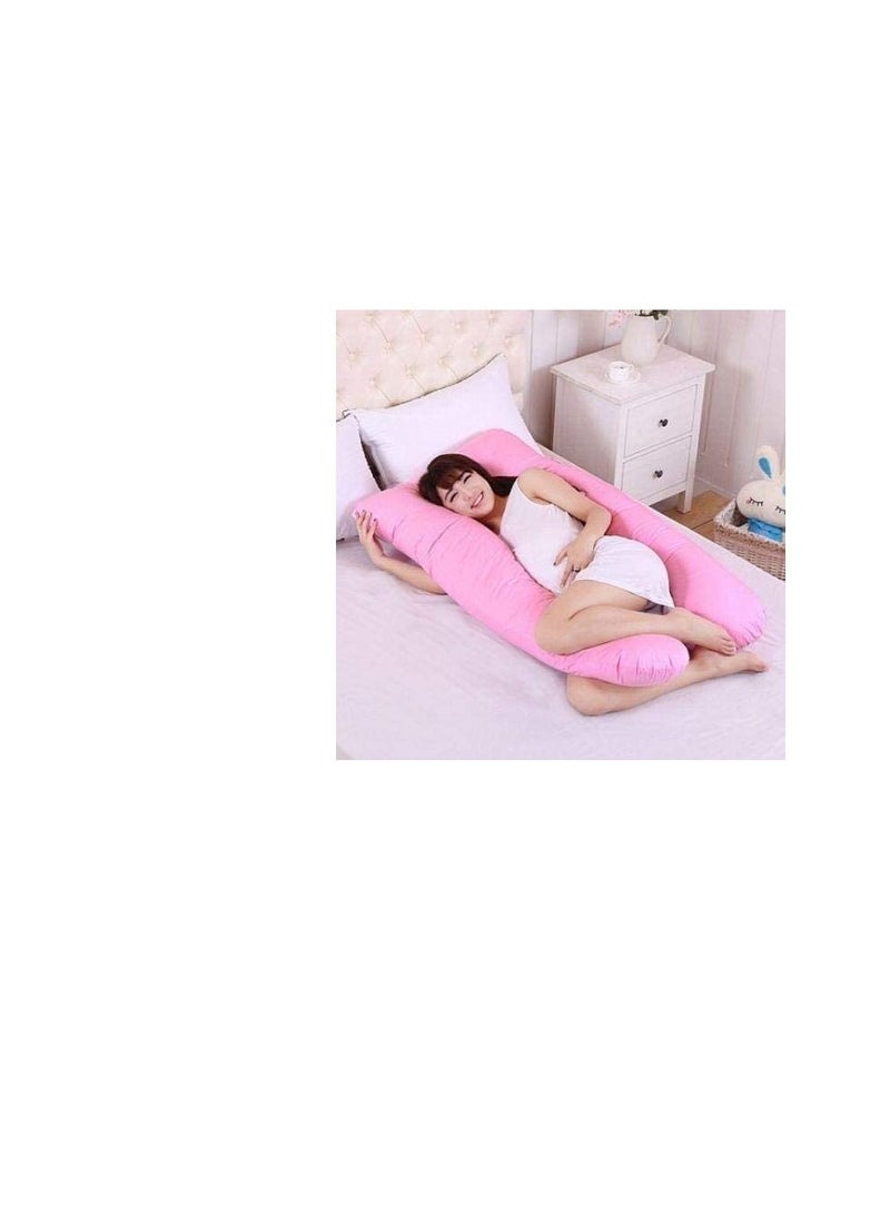كيس وسادة للحوامل على شكل حرف U غطاء وسادة حماية جانبي متعدد الوظائف للنساء الحوامل - Image 4