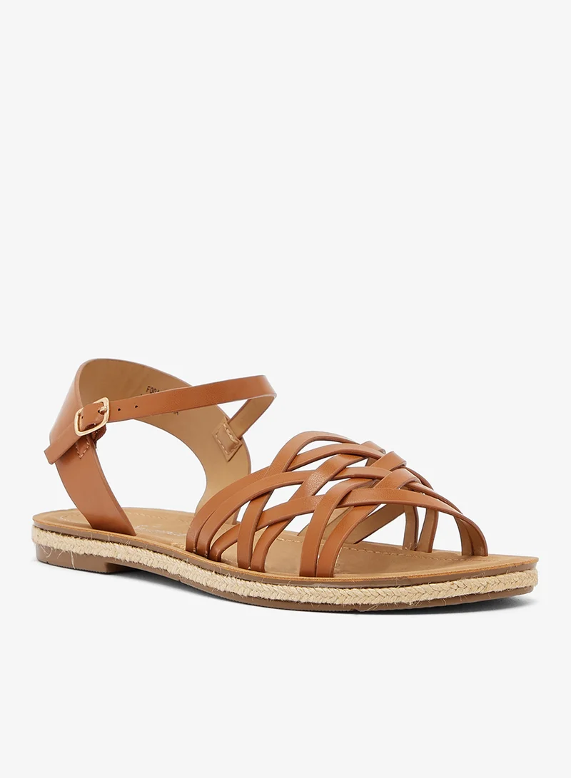 Savannah Collection Casual Flat Sandal
