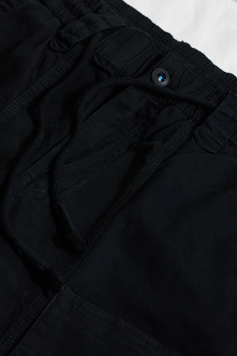 SNITCH بنطلون كارغو ضيق أسود