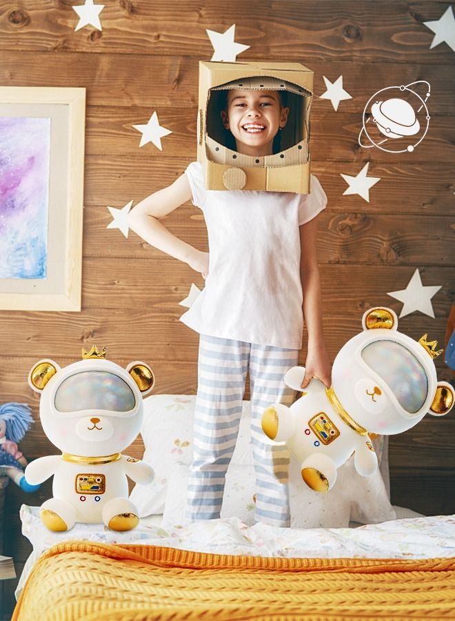 GROIC Bear Plush Toy Cute Space Stuffed Animal Aerospace Teddy Soft Pillow Hugging Ragdoll - Image 4