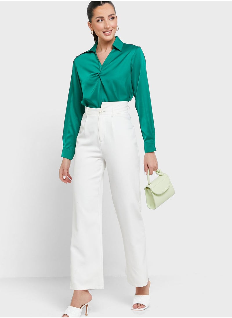 ELLA - Knot Detail Top - Image 1
