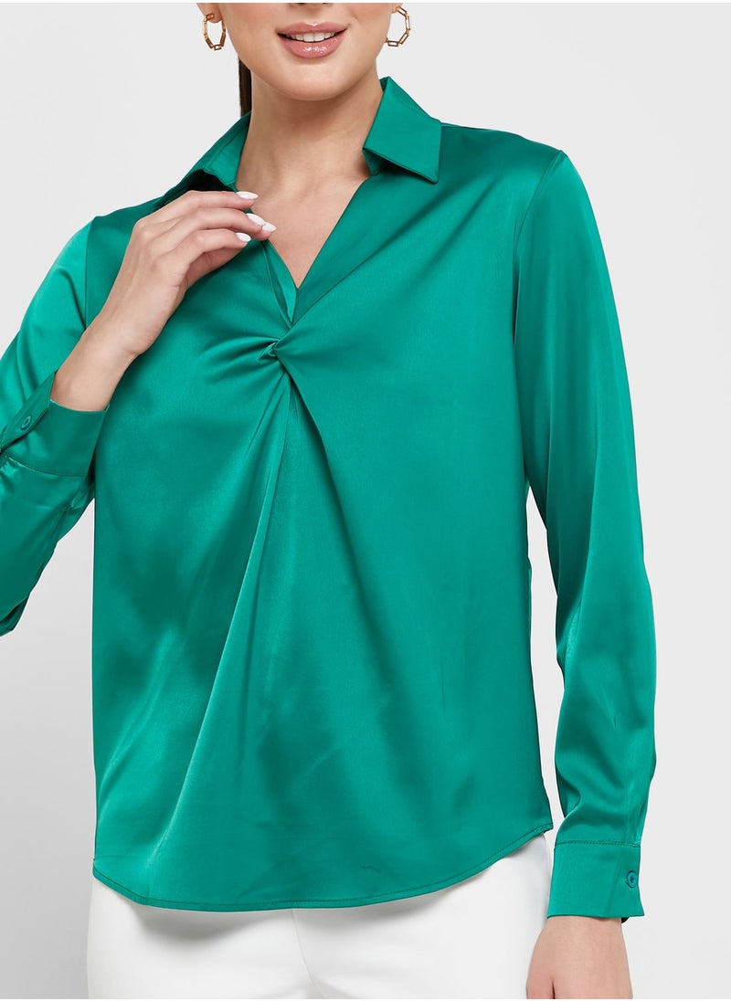 ELLA - Knot Detail Top - Image 1