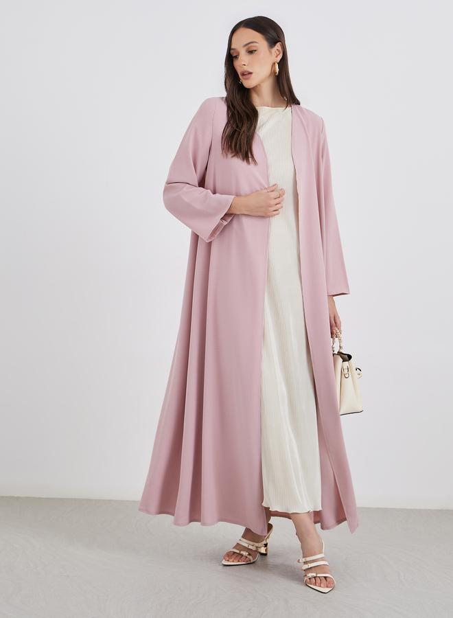 Styli Front Open Crepe Abaya - Image 1
