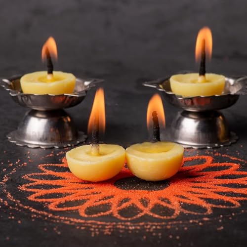 R H LIFESTYLE DIY Multipurpose Transparent Silicone Ghee Diya Candle Mold (Diya Candle Mold, 22 X 12 cm) SM3597 - Image 2