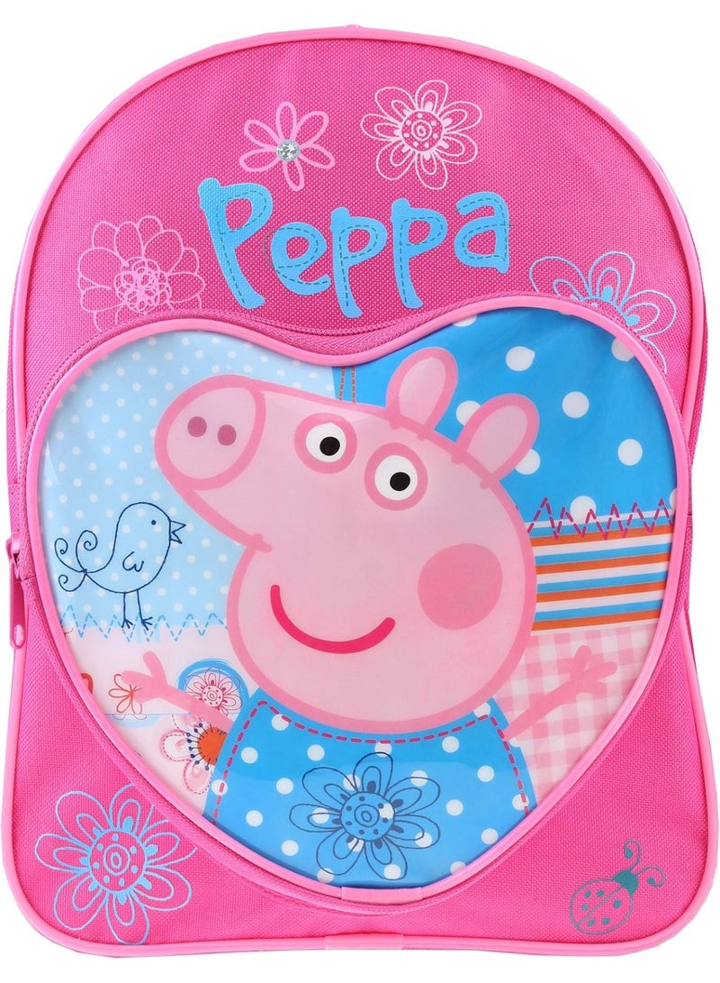 Peppa Pig حقيبة بيبا بيغ | حقائب مدرسية للبنات | حقيبة كتب لطيفة للأطفال | وردي - Image 4