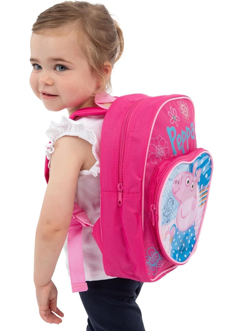Peppa Pig حقيبة بيبا بيغ | حقائب مدرسية للبنات | حقيبة كتب لطيفة للأطفال | وردي - Image 5