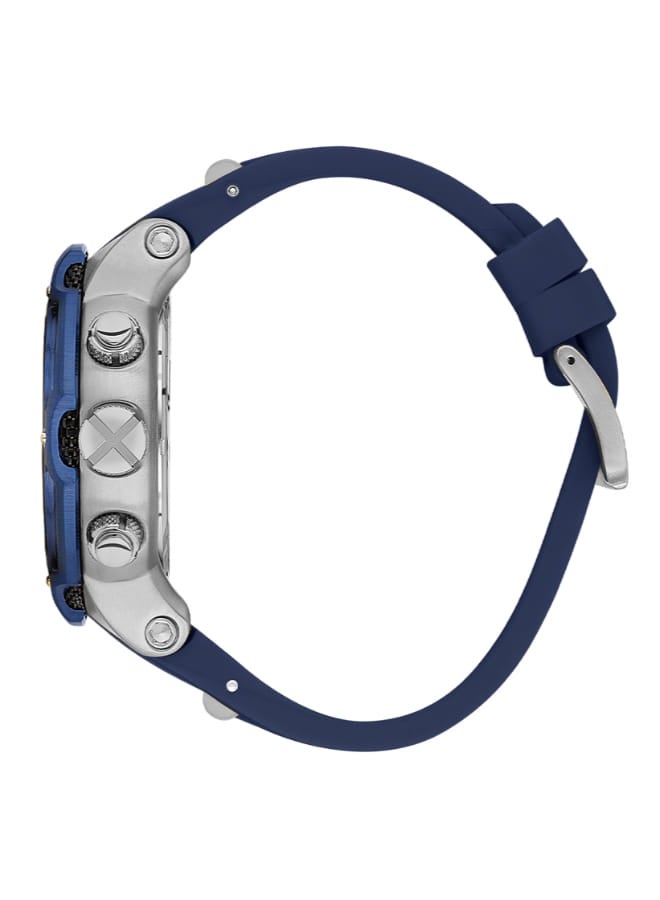 Quantum Men's Silicone Chronograph Watch HNG1051.399 - 53 mm - Image 2