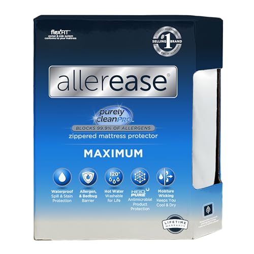 Aller-Ease AllerEase Maximum Allergy Mattress Protector King Size - Image 1
