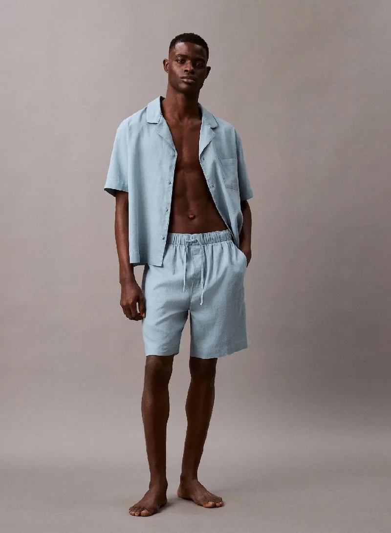 CALVIN KLEIN Linen Pyjama Shorts