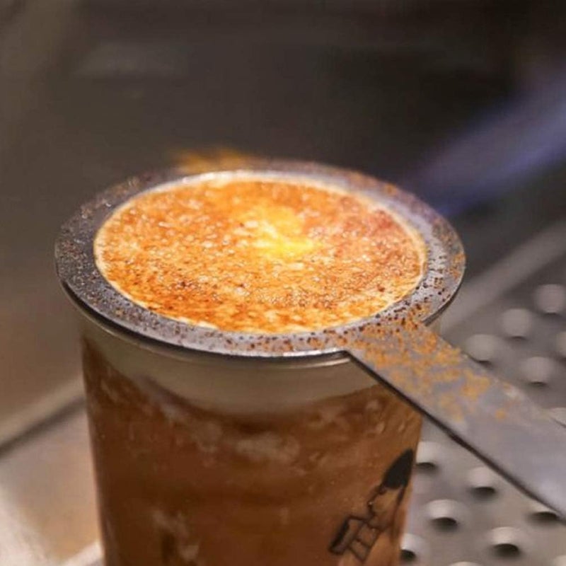 comfrt 2pcs Creme Brulee Cup Scald Proof Baking Milk Rings Milk Cup Rim Washer Gaskets Stainless Steel Silver - Image 2