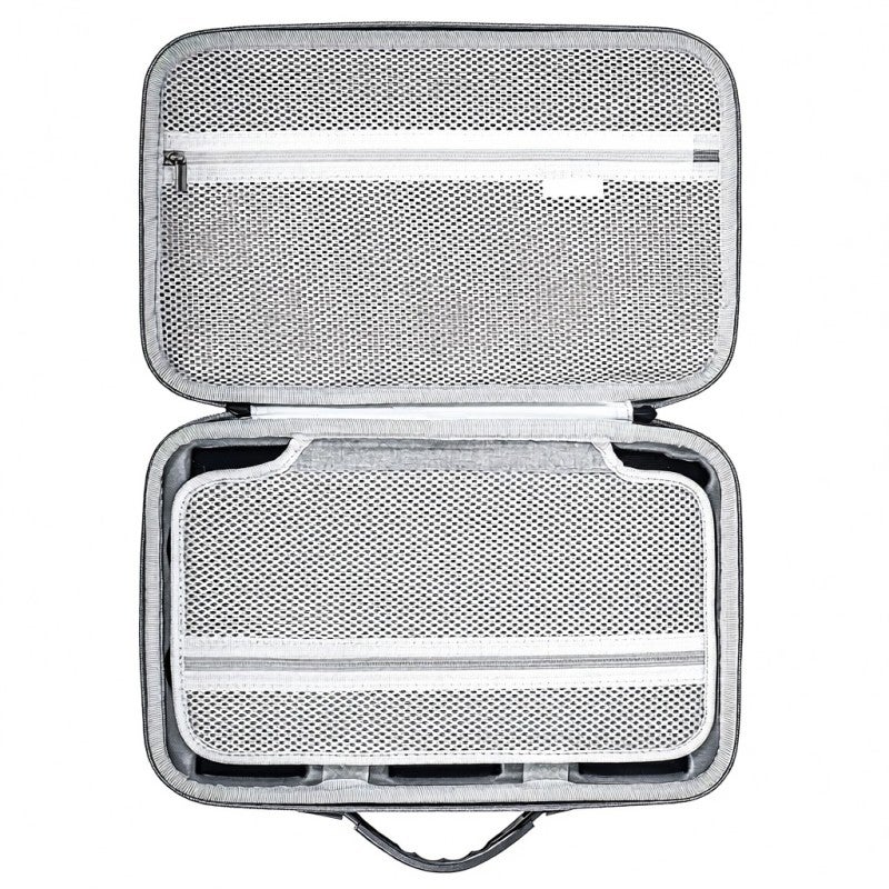 Camera Case: Grey Premium PU Material - Organized Interior Design Travel Case for Insta360 X4 Camera Photography Gear Storage - Image 5