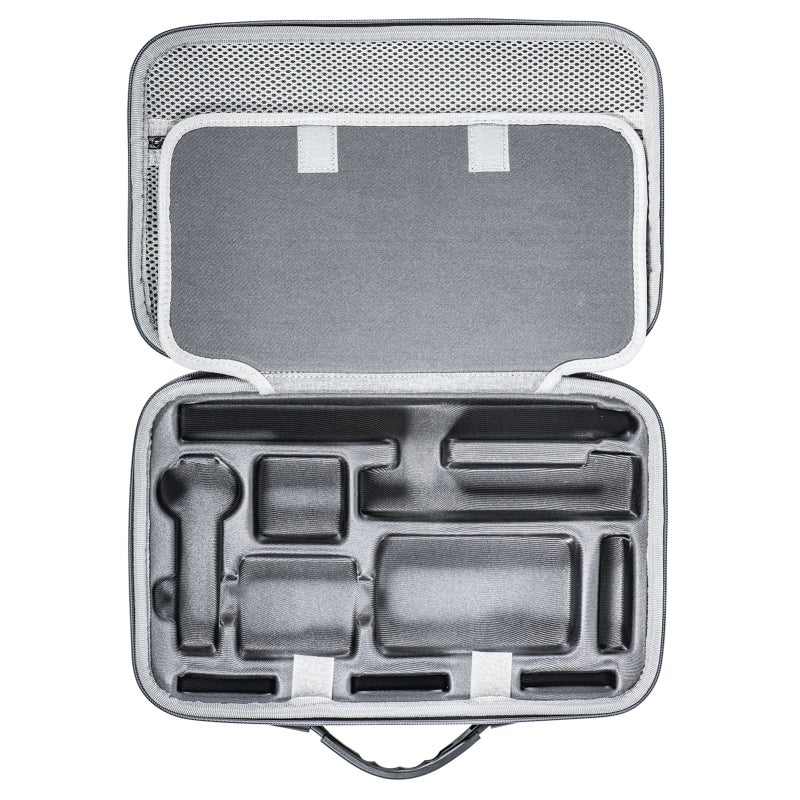 Camera Case: Grey Premium PU Material - Organized Interior Design Travel Case for Insta360 X4 Camera Photography Gear Storage - Image 2
