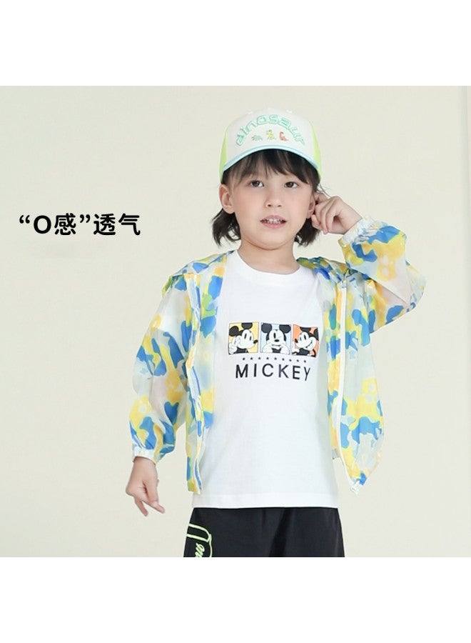 Bornbay جاكيت واقي من الرياح خفيف الوزن - جاكيت بغطاء رأس بتدرج الألوان للأولاد والبنات، ملابس صيفية عادية - Image 2