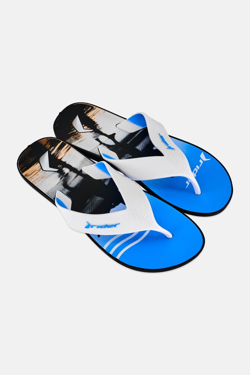 RIDER Men Way Logo Thong Slip On Slippers, Multicolor - Image 2