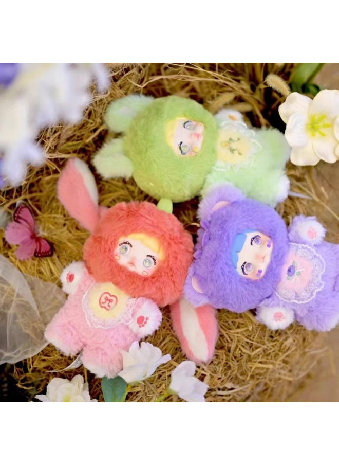 Generic Glutinous Rice Three Generations Really Interesting Plush Blind Box Cute Big Plush Blind Box Doll Blind Box Tide Play Plush-Color:Fluffy Zoo Plush (please Take 8 Pieces For The Whole Box)  - Image 4