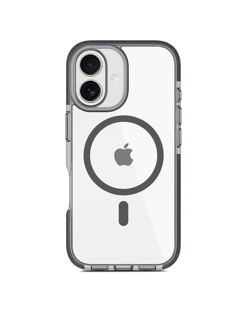 Daily Objects Stride Clear 3.0 Magnetic Case Cover Compatible with iPhone 16 | Wireless Charging Slim Back Cover | 2 Layer Edge Protection & Shockproof - Image 1