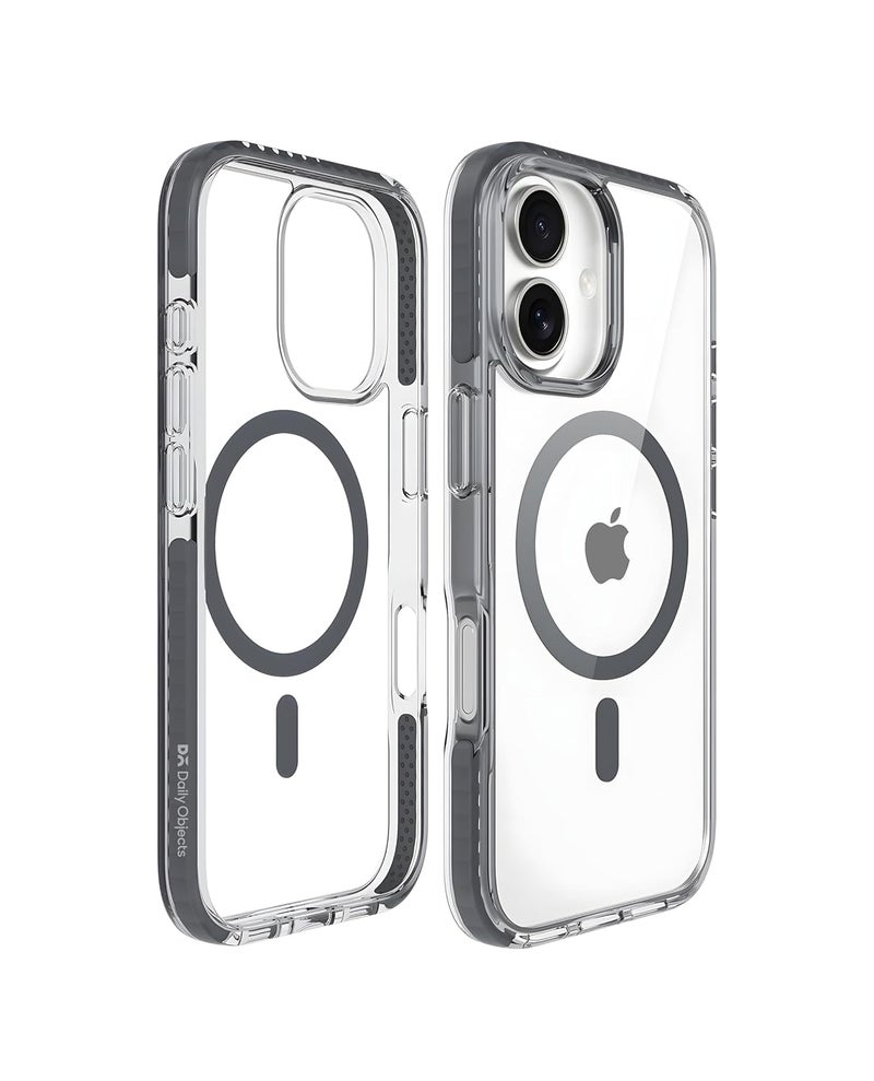 Daily Objects Stride Clear 3.0 Magnetic Case Cover Compatible with iPhone 16 | Wireless Charging Slim Back Cover | 2 Layer Edge Protection & Shockproof - Image 3