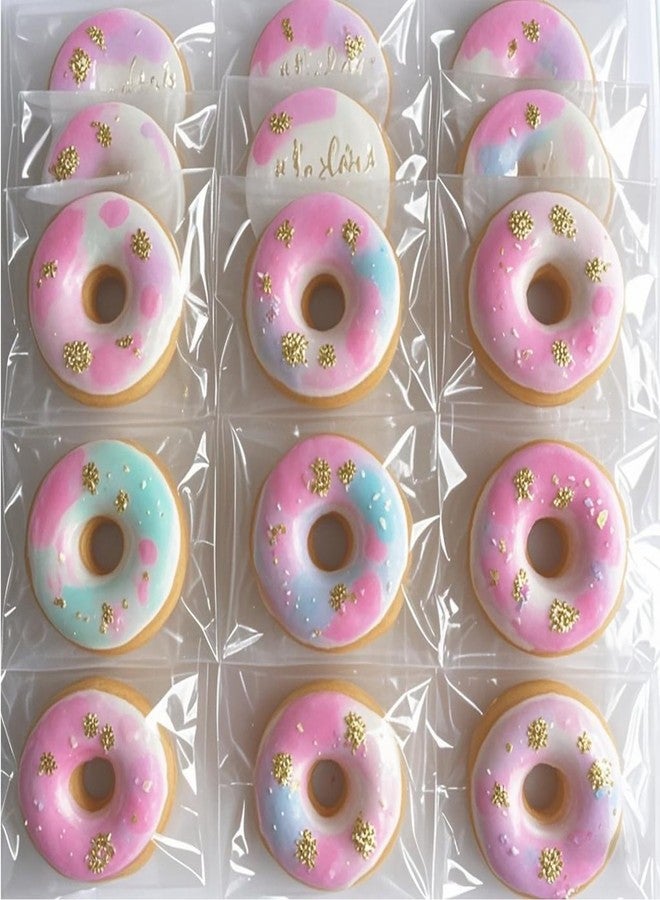 JCXPACK 500Pcs 5 x 5Inch Clear Cellophane Single Donut Bags Individual Macaron Cookies Bags Packaging Bakery Treat Bag for Soap Chocolate Truffle Ore Wedding Bab Shower Birthday Party Favors - Image 5