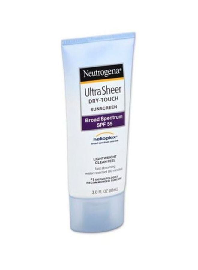 Neutrogena Ultra Sheer Dry-Touch Sunscreen Lotion SPF55 3Fluid Ounce - Image 3