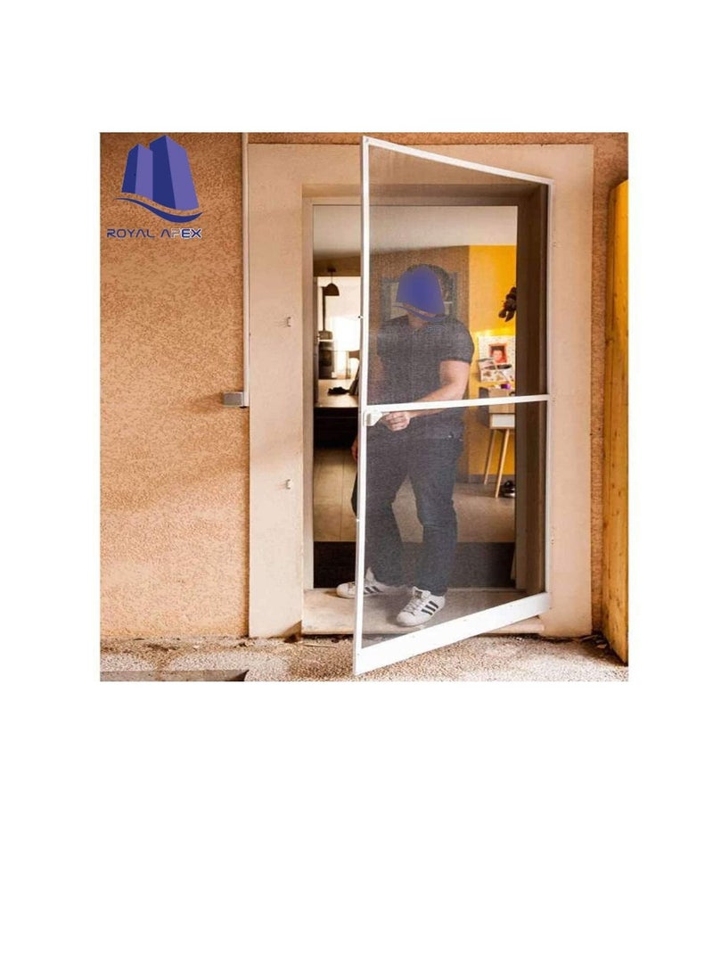 Custom Fiber Fly Insect Net, Anti Mosquito Bug For Windows Doors And Patio, Premium Pet Screen, Net Barrier, Invisible (2.5 Meter, 3 Feet)  - Image 2