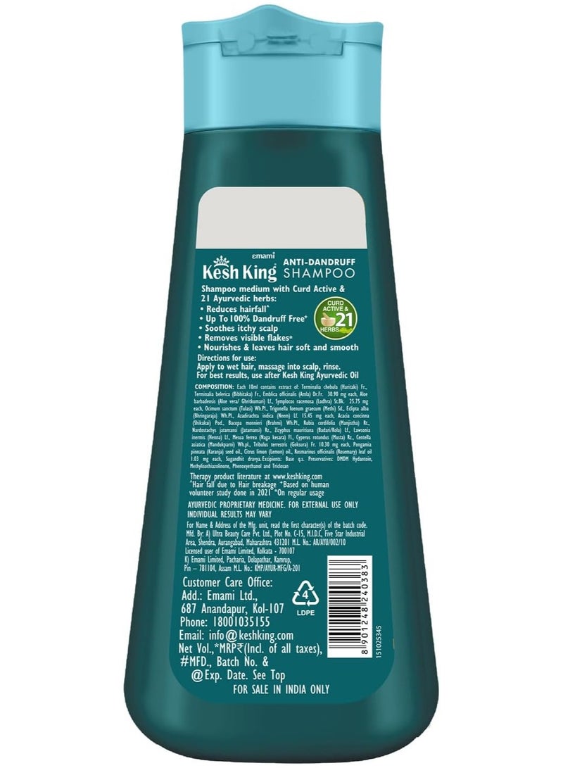 Kesh King Anti-Dandruff Shampoo for Scalp and Hair Treatment 340ml - Image 5