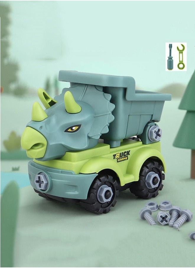 Verona - Dinosaur construction toy car project dump truck - Image 1