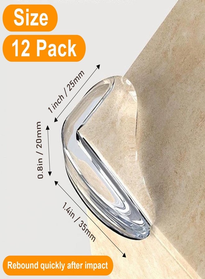 KAIYUER Corner Protector for Baby,Clear Furniture Corner Guard & Edge Safety Bumpers for Table Corner Edges & Sharp Corners,12 Pack - Image 2