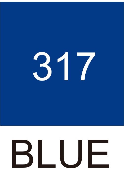 Zig Kurecolor Kc 3000 Twin Marker Blue 317  - Image 2