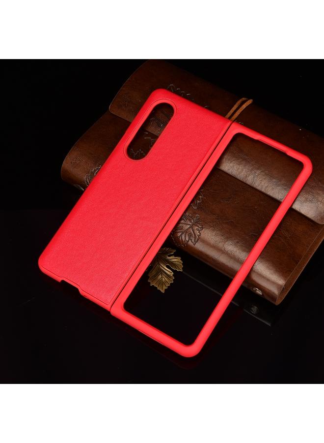 erorex Case For Samsung Galaxy Z Fold3 5G Plain Texture Phone Case - Image 4