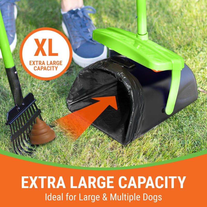 Pupzle Bags for Arm & Hammer, FUSBUNTY, MXF, and TIMINGILA Pooper Scoopers, 40 Pooper Scooper Bags Refill for Swivel Bin, Black (Black) - Image 5