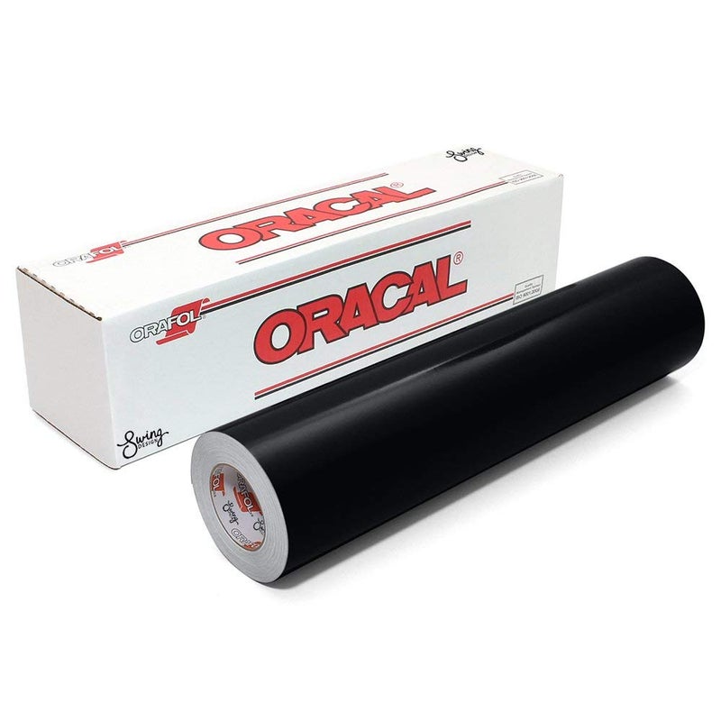 ORACAL 651 Glossy Vinyl Roll 24 x 30 Ft on 3 Inch Core Black