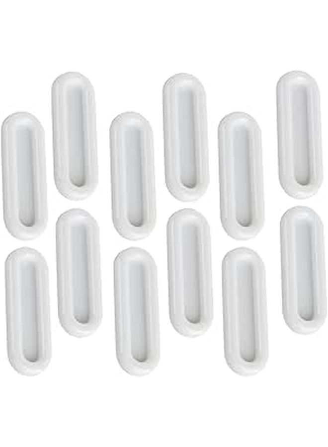 MultiFunction 12pcs Plastic Adhesive Handle for Cabinet Window Door Hardware Accessories - Image 1