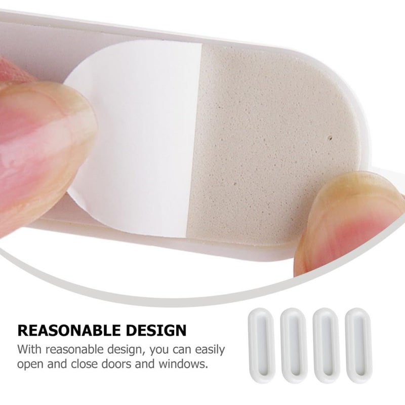 MultiFunction 12pcs Plastic Adhesive Handle for Cabinet Window Door Hardware Accessories - Image 3