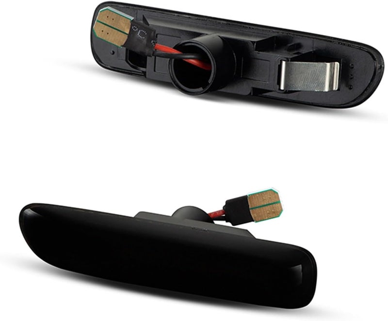 QASULER Dynamic Amber Flowing Turn Signal Lamps for BMW E46 - Image 3