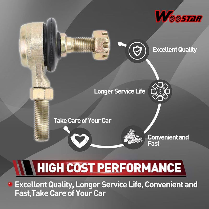WOOSTAR 10mm x 10mm Tie Rod End Replacement - Image 5