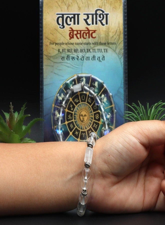 GANGTARANG سوار برج الميزان (تولا) من جانجتارانج مع شهادة مختبر | سوار تولا راشي الأصلي من الأحجار الكريمة (للجنسين) لفوائد الكواكب - Image 3