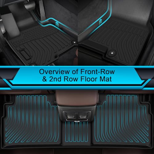 JAOGAUS Floor Mats for Kia Sportage 2023-2025 (Only for Plug in Hybrid), TPE Waterproof Non-Slip All Weather Protection Custom (Floor Mats & Cargo Liner & Seatback Mat) - Image 2