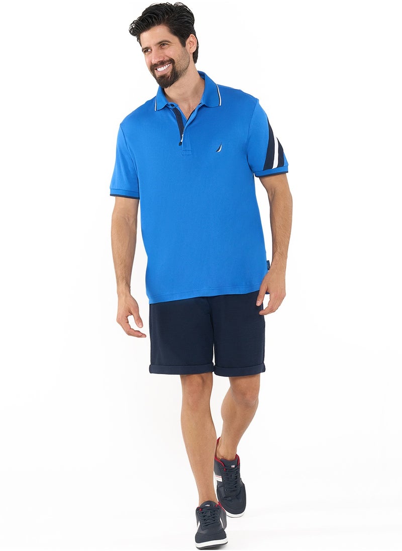 NAUTICA - Contrast Striped Relaxed Dry-fit Polo Shirt - Image 1