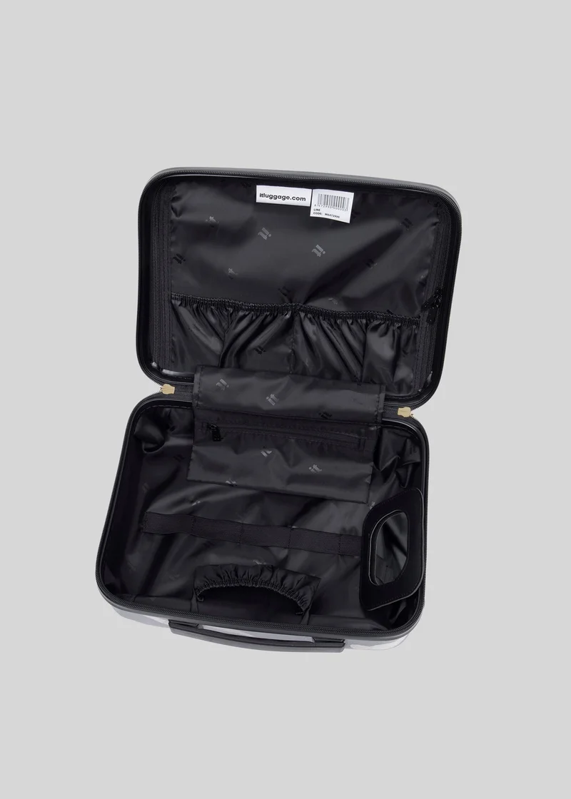 Matalan IT Luggage Sheen Zebra Hardshell Vanity