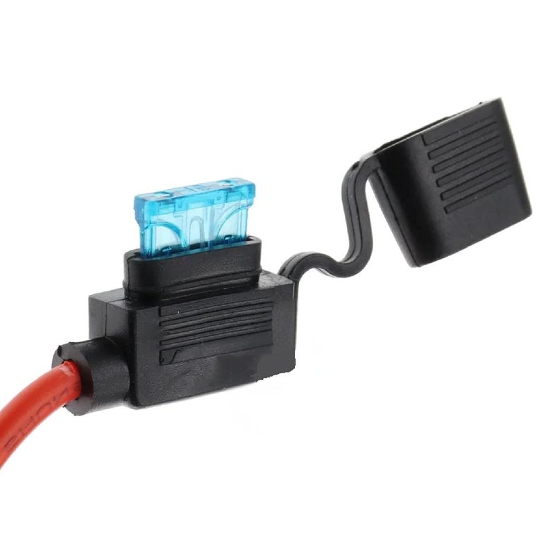 مجموعة حامل فيوز سيارة مقاوم للماء قياسي 16AWG 4A 32V 10 18 AWG متعدد التقييمات 3A 20A - Image 1